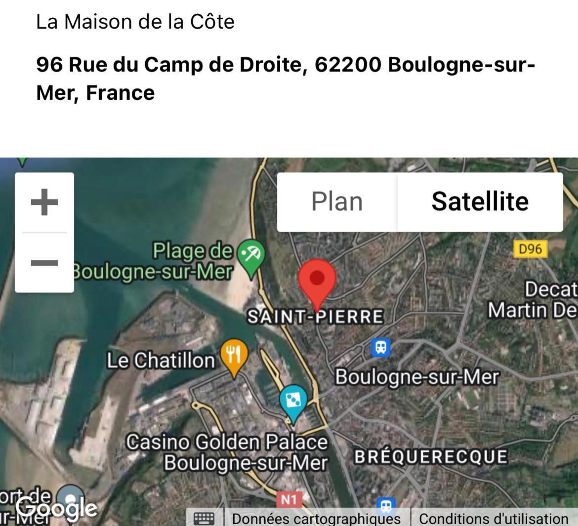 La Maison De La Cote Boulogne-sur-Mer Exterior foto
